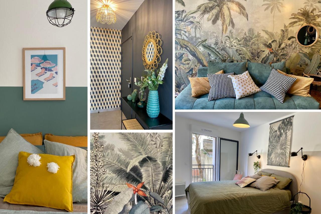 Nouveau - Jungle Montpeul - Clim - Wifi Fibre - Netflix - 5' Du Centre Et Gare - Parking - Loggia - 15' Des Plages 蒙彼利埃 外观 照片