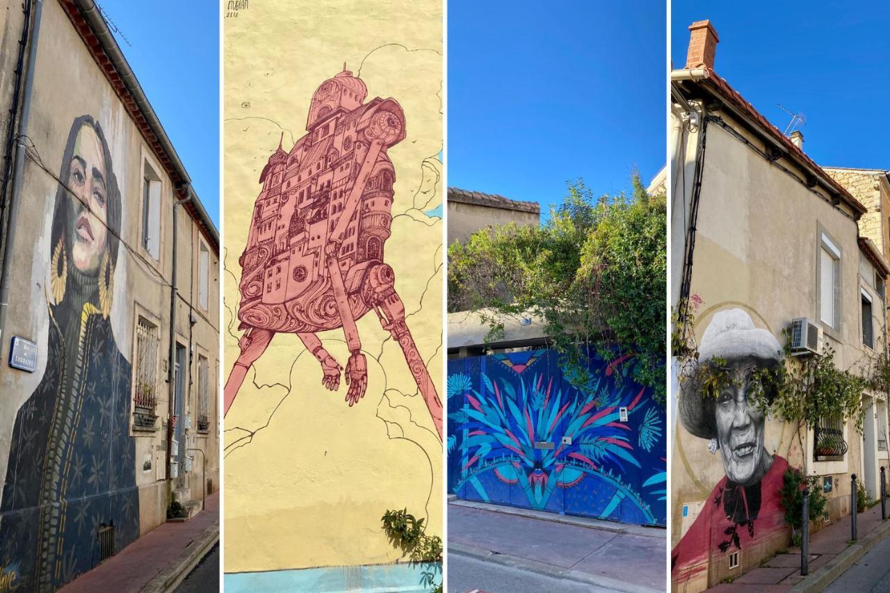 Nouveau - Jungle Montpeul - Clim - Wifi Fibre - Netflix - 5' Du Centre Et Gare - Parking - Loggia - 15' Des Plages 蒙彼利埃 外观 照片