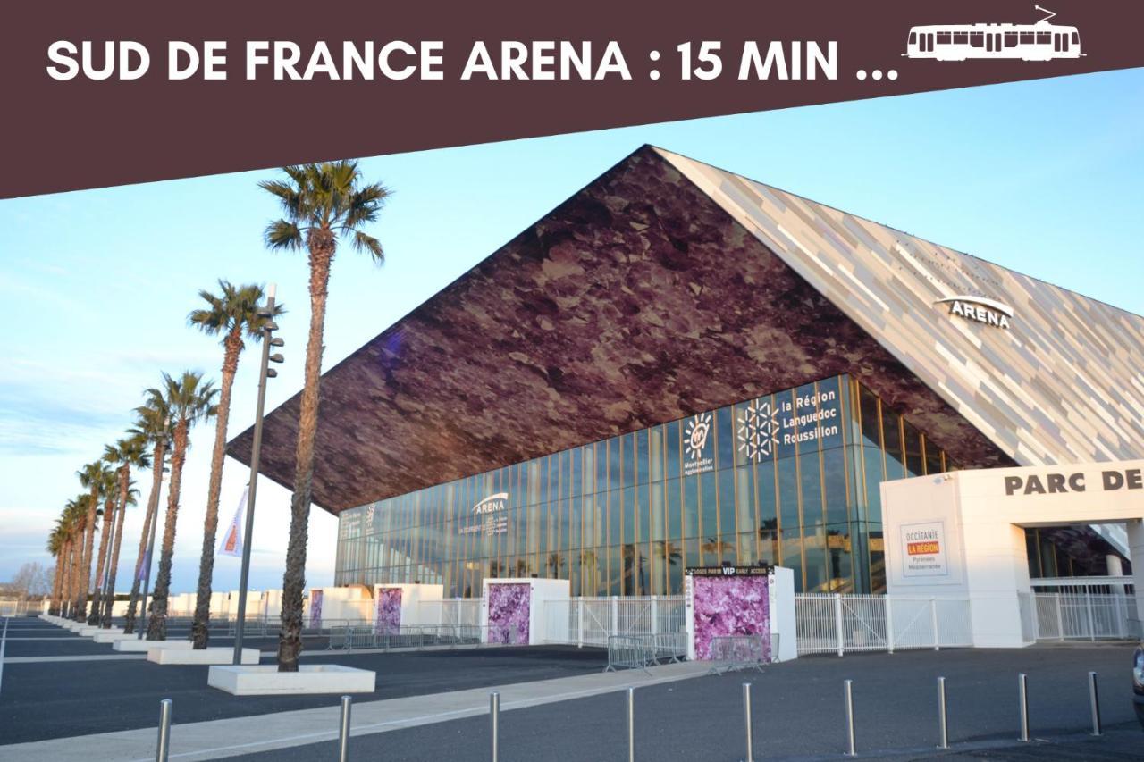 Nouveau - Jungle Montpeul - Clim - Wifi Fibre - Netflix - 5' Du Centre Et Gare - Parking - Loggia - 15' Des Plages 蒙彼利埃 外观 照片