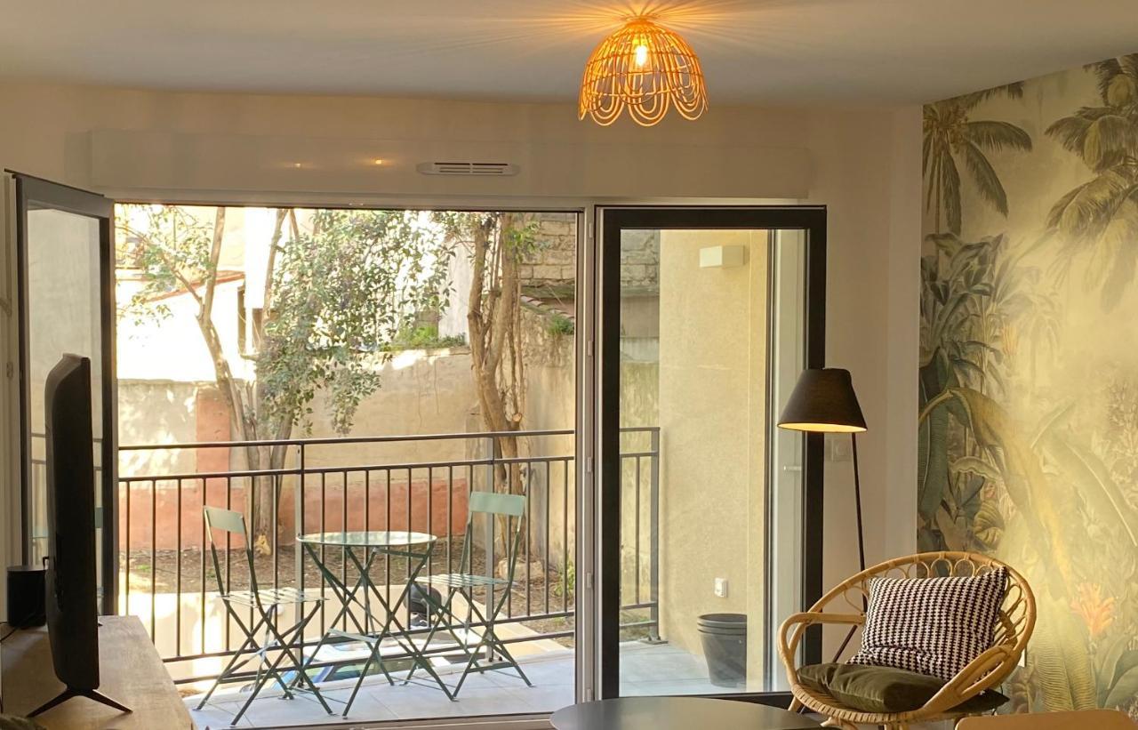 Nouveau - Jungle Montpeul - Clim - Wifi Fibre - Netflix - 5' Du Centre Et Gare - Parking - Loggia - 15' Des Plages 蒙彼利埃 外观 照片