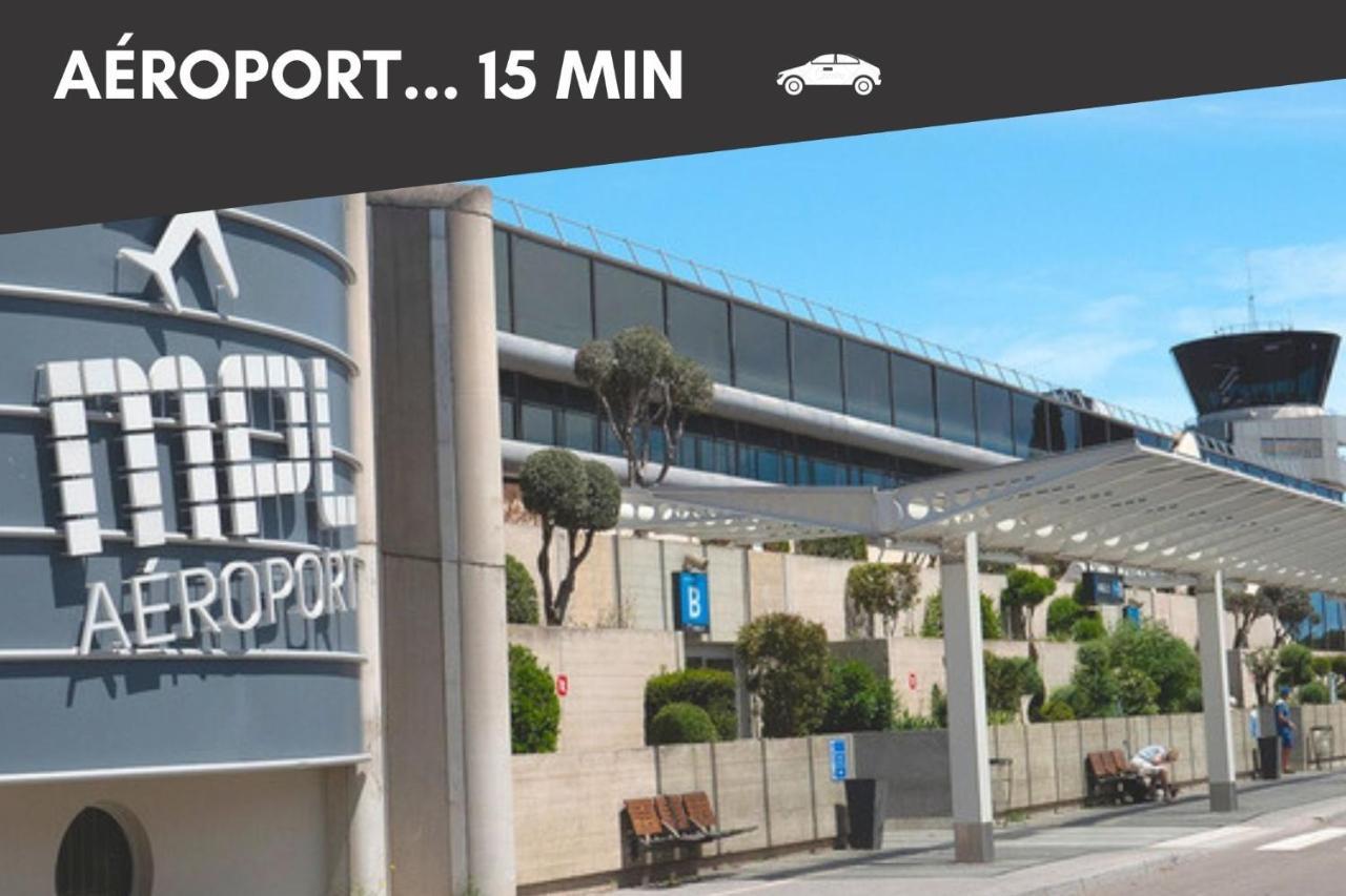Nouveau - Jungle Montpeul - Clim - Wifi Fibre - Netflix - 5' Du Centre Et Gare - Parking - Loggia - 15' Des Plages 蒙彼利埃 外观 照片