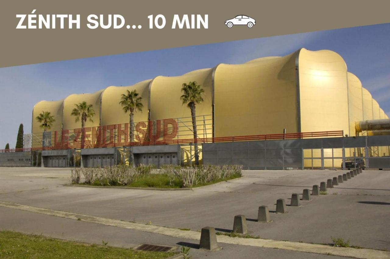 Nouveau - Jungle Montpeul - Clim - Wifi Fibre - Netflix - 5' Du Centre Et Gare - Parking - Loggia - 15' Des Plages 蒙彼利埃 外观 照片